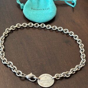 Return to Tiffany® Oval Tag Chain Link Choker